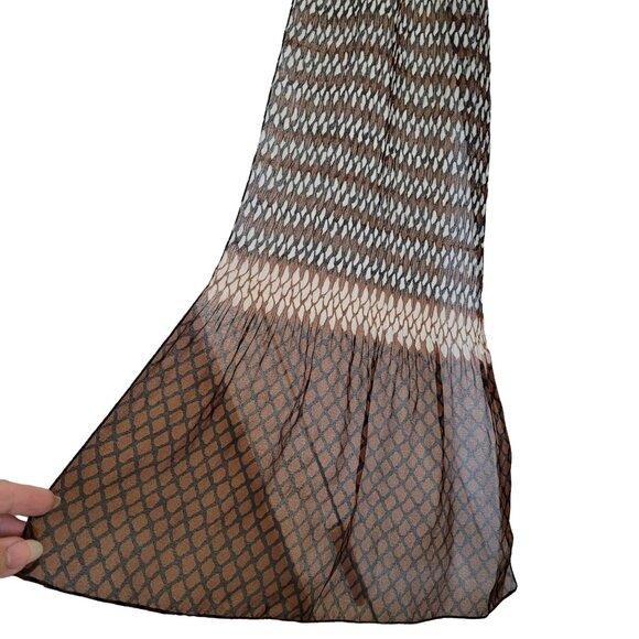 Beautiful Unique Long Coat Scarf Perfect for Fall Wrap No Tags - Picture 4 of 6